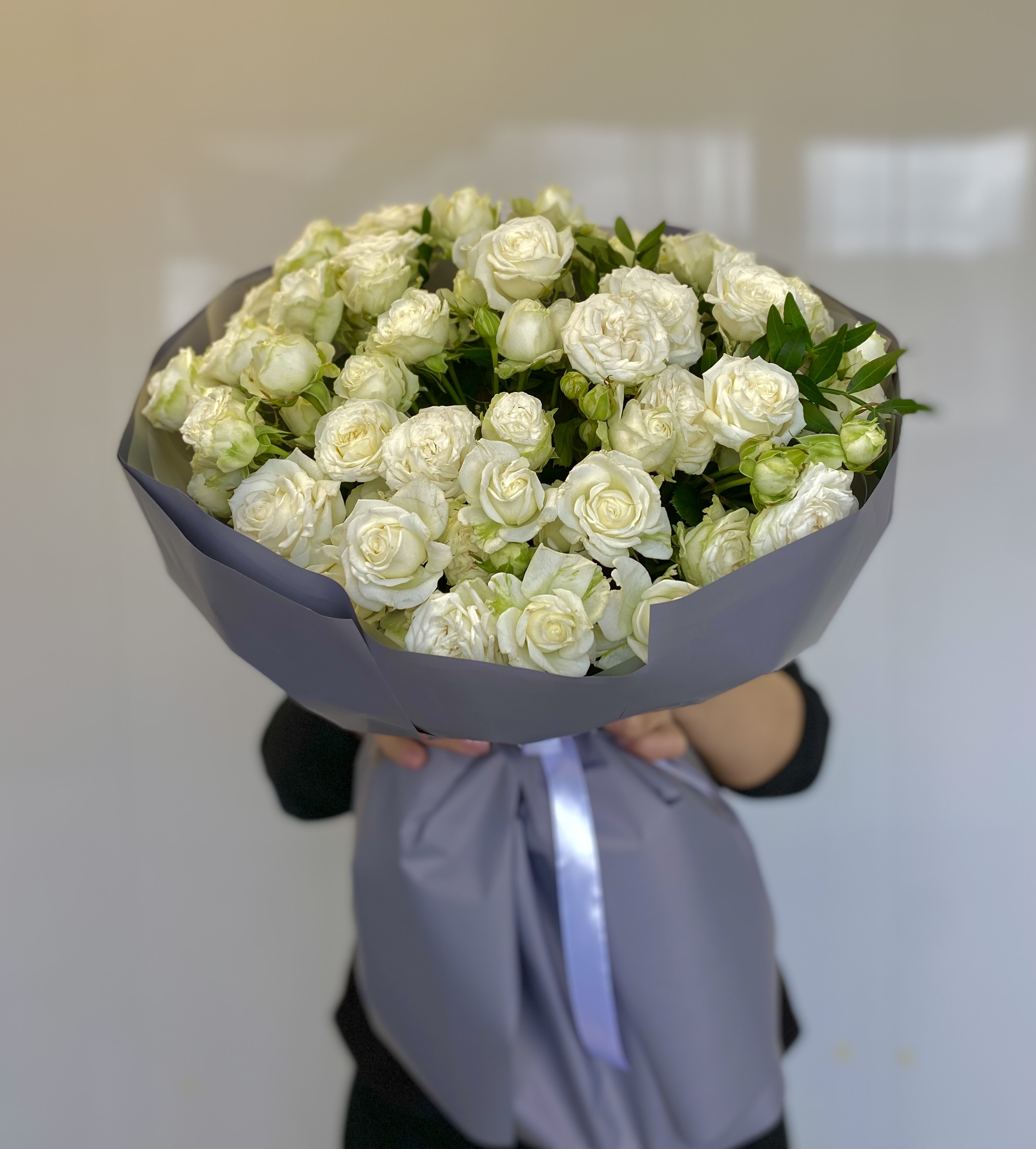 Букет из кустовых роз 